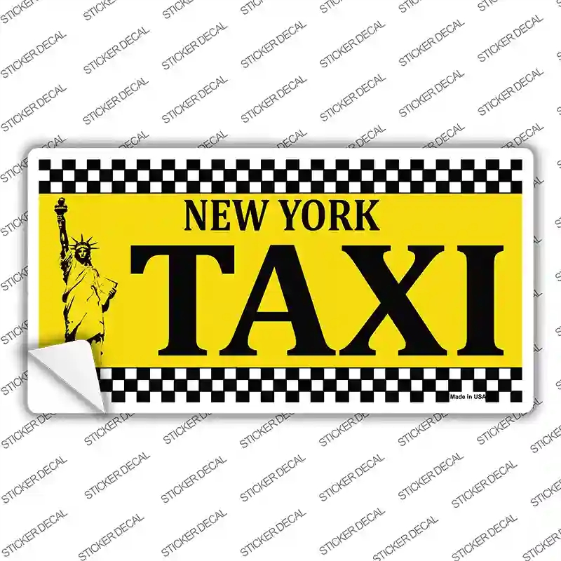 LP-5221s-S   York Taxi Novelty Sticker Decal - Small