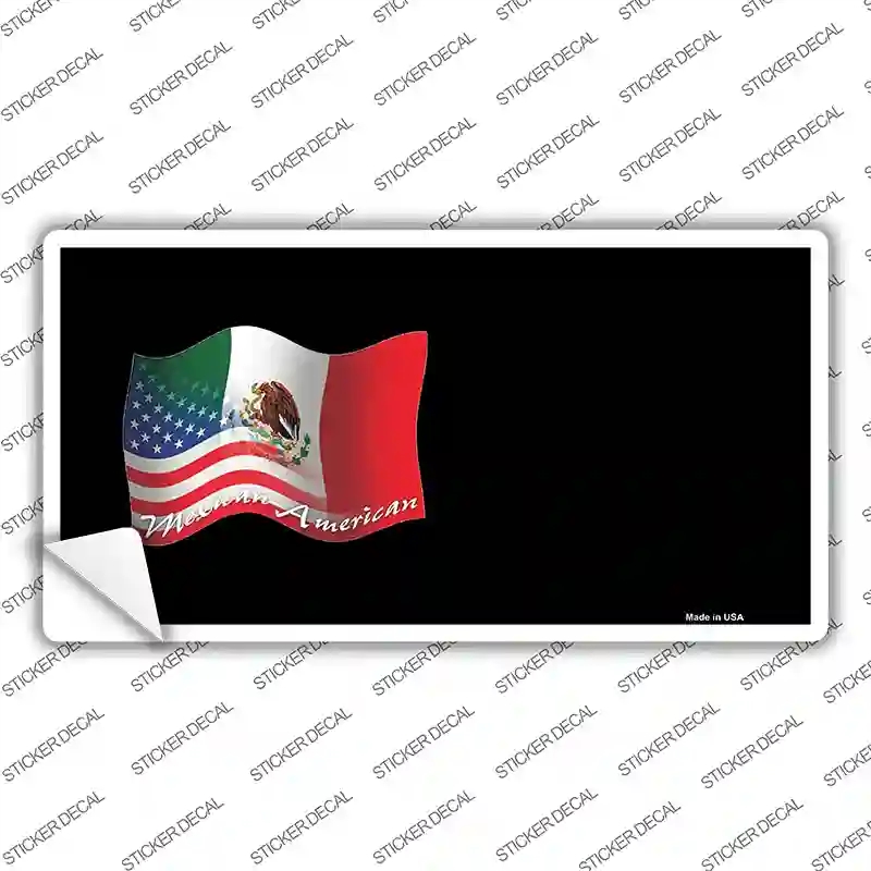 LP-5278s-S Mexican & American Novelty Sticker Decal - Small
