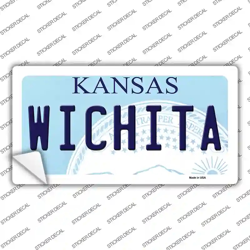LP-6602s-S Wichita Kansas Novelty Sticker Decal - Small