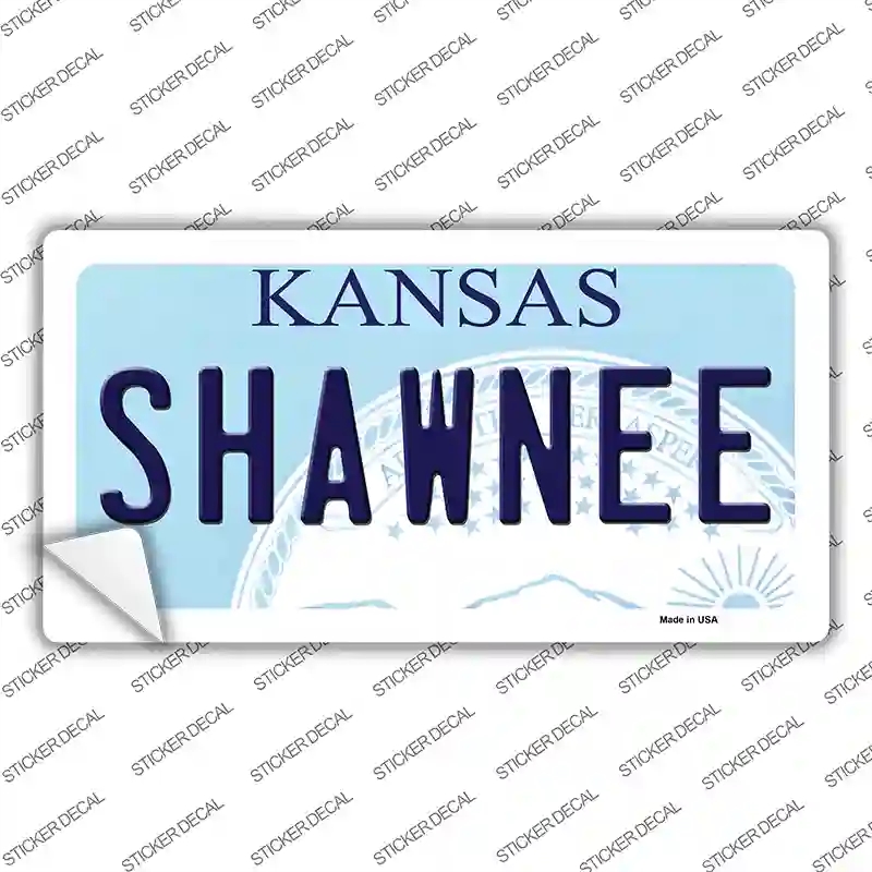 LP-6613s-S Shawnee Kansas Novelty Sticker Decal - Small