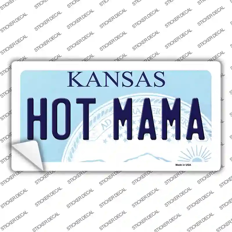 LP-6615s-S Hot Mama Kansas Novelty Sticker Decal - Small
