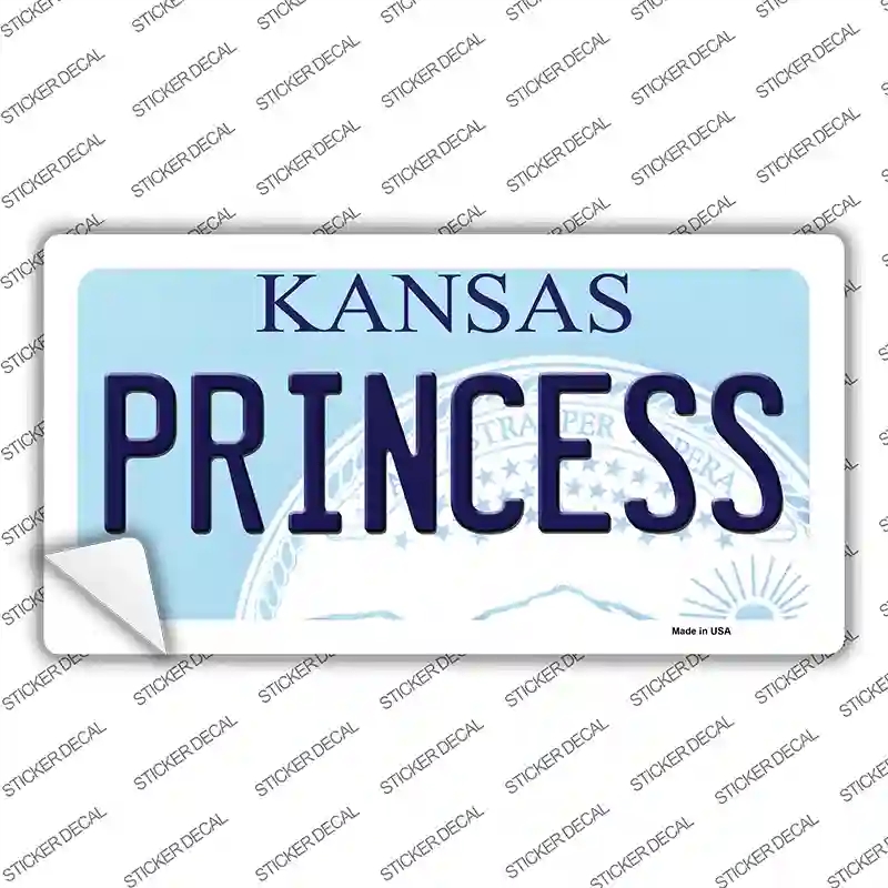 LP-6625s-S Princess Kansas Novelty Sticker Decal - Small
