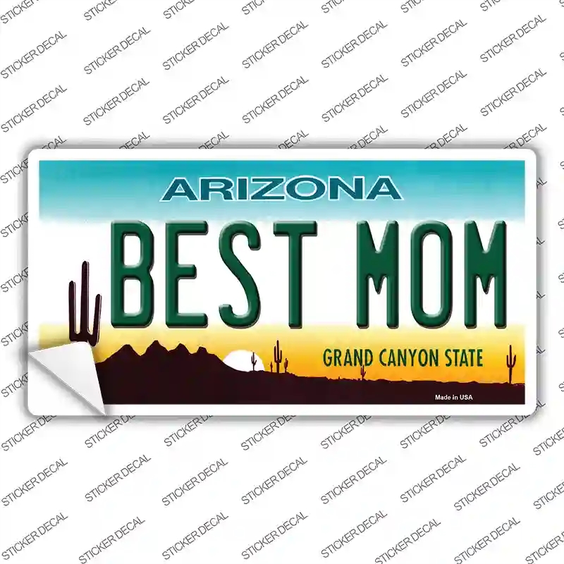 LP-6658s-S Best Mom Arizona Novelty Sticker Decal - Small
