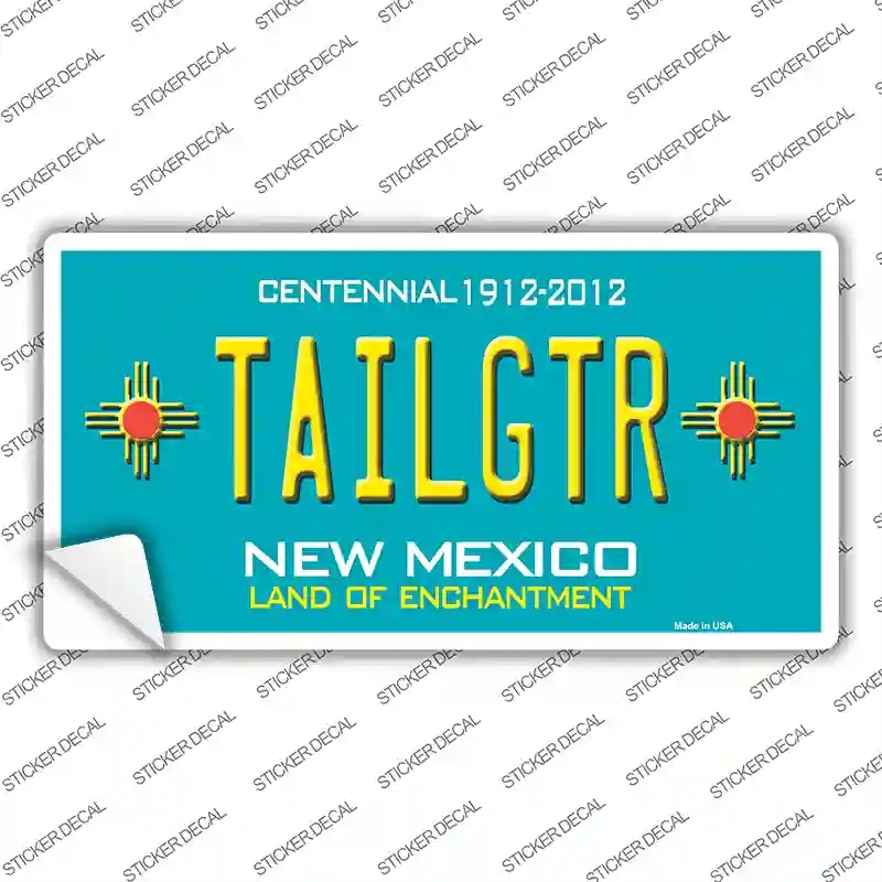 LP-6665s-S Tailgtr   Mexico Novelty Sticker Decal - Small