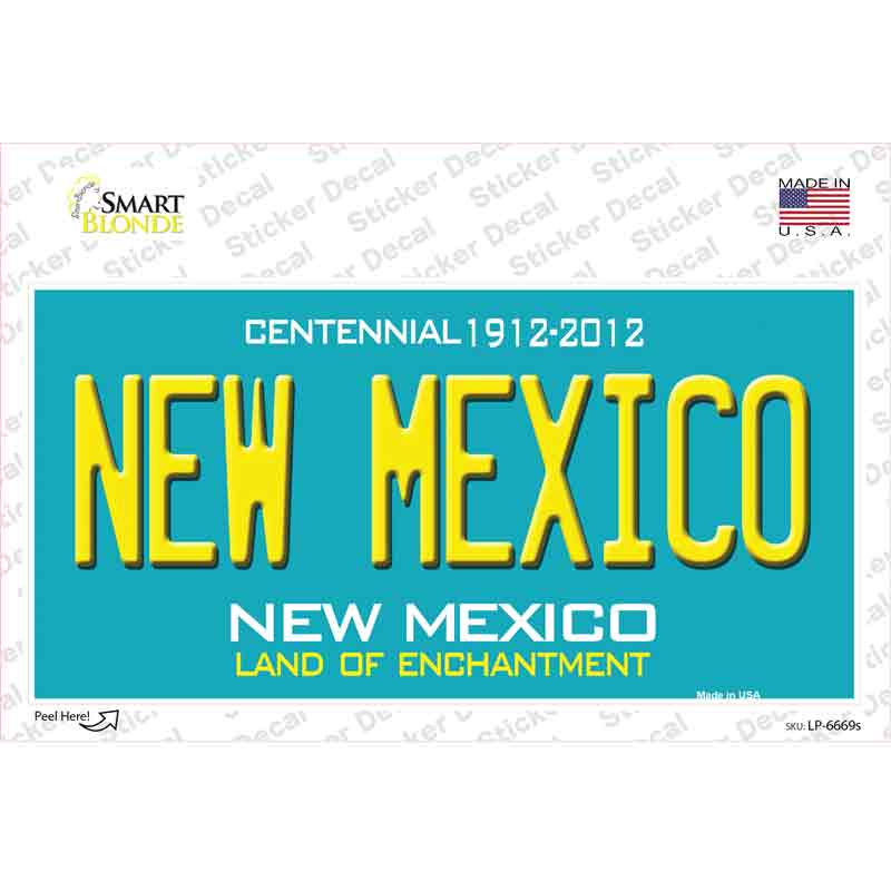 LP-6669s-M   Mexico Novelty Sticker Decal - Medium