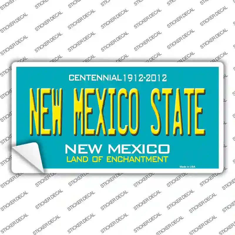 LP-6670s-XL   Mexico State Background Novelty Sticker Decal - Extra Large