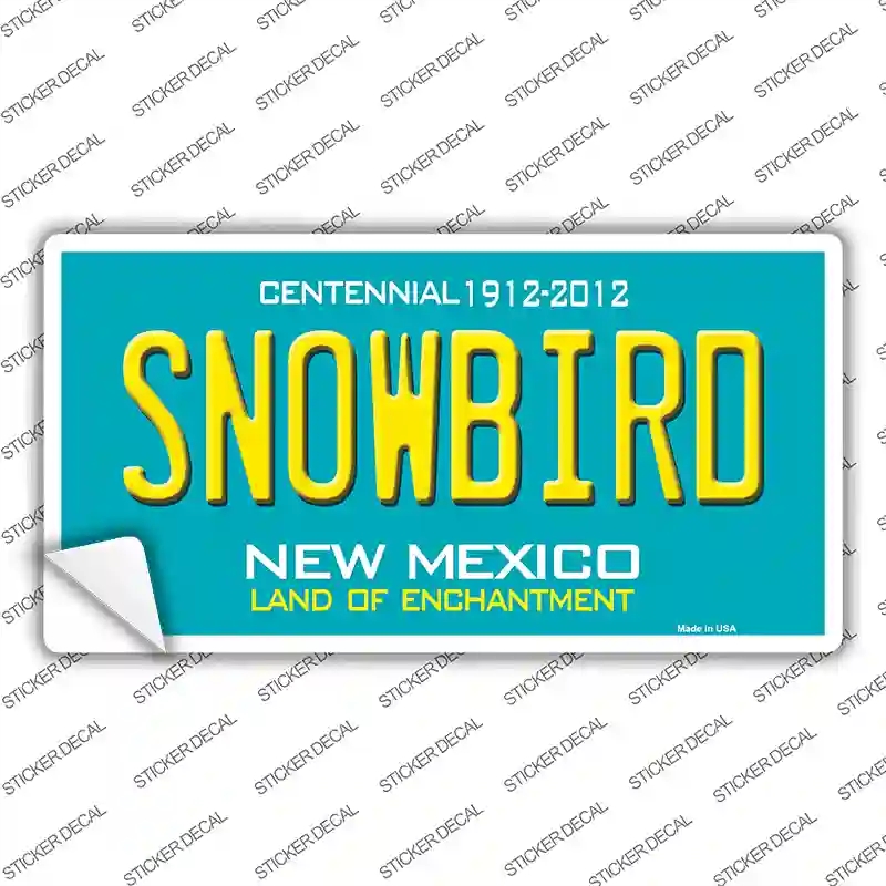 LP-6681s-L Snowbird   Mexico Novelty Sticker Decal - Large