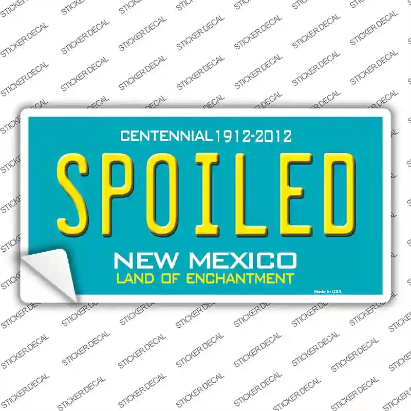 LP-6688s-S Spoiled   Mexico Novelty Sticker Decal - Small