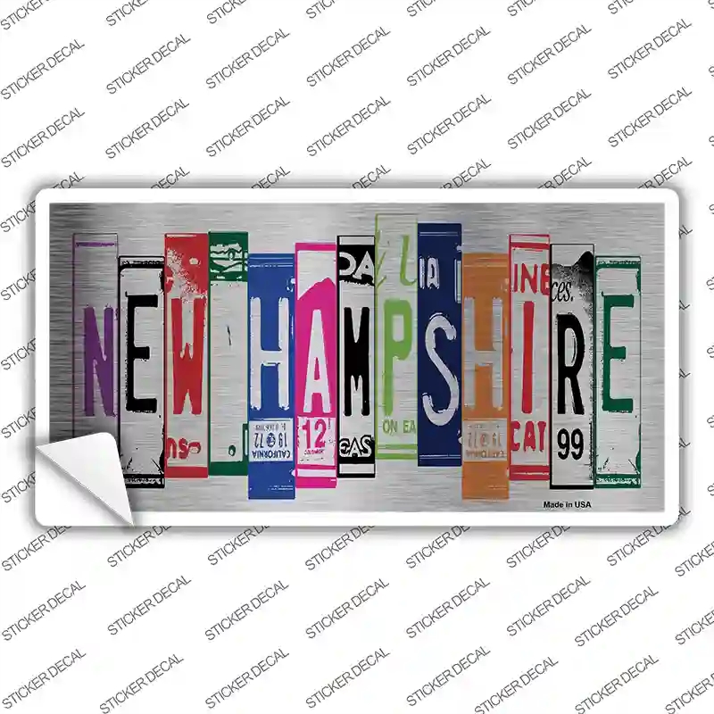 LPC-1043s-XL   Hampshire Art Novelty Sticker Decal - Extra Large