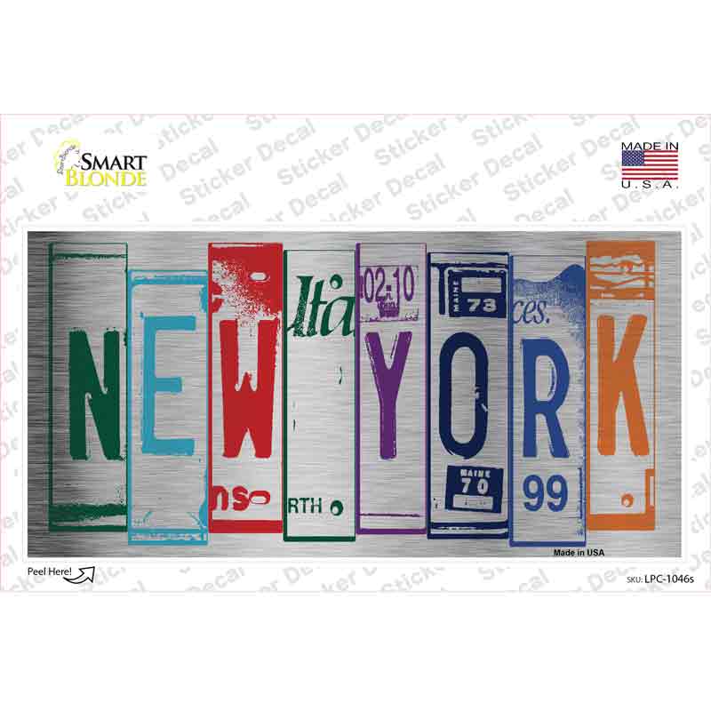 LPC-1046s-M   York Art Novelty Sticker Decal - Medium