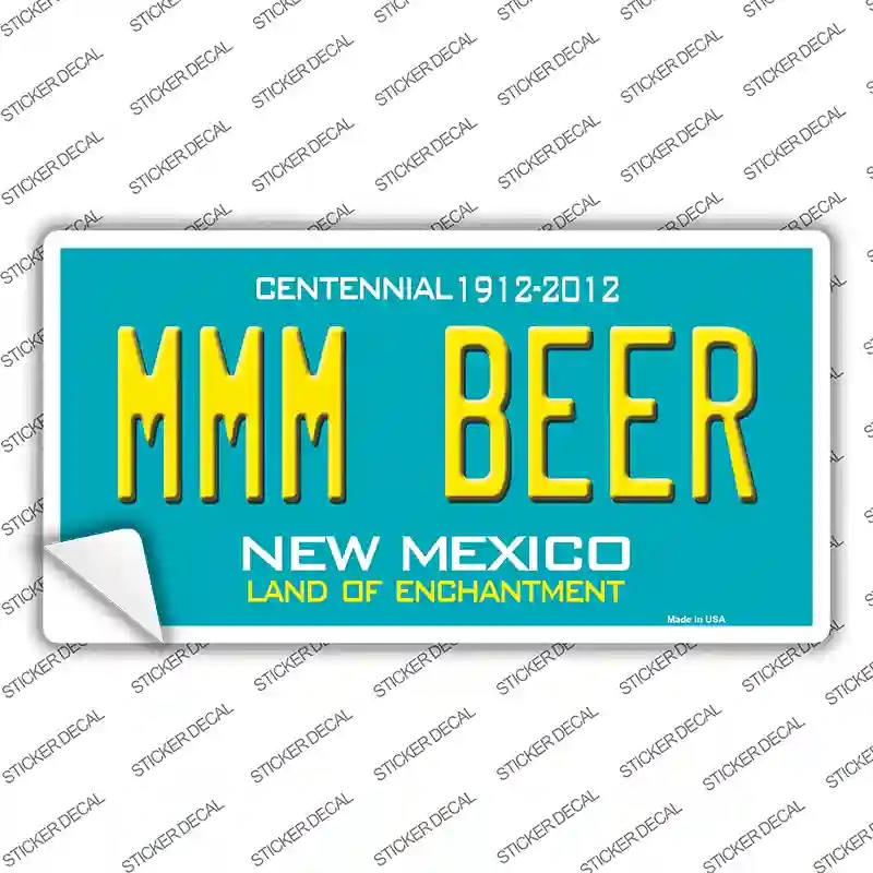 LP-6693s-S MMM Beer   Mexico Novelty Sticker Decal - Small