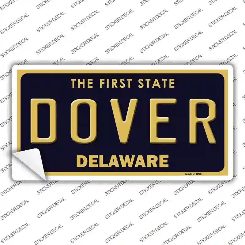 LP-6703s-S Dover Delaware Novelty Sticker Decal - Small