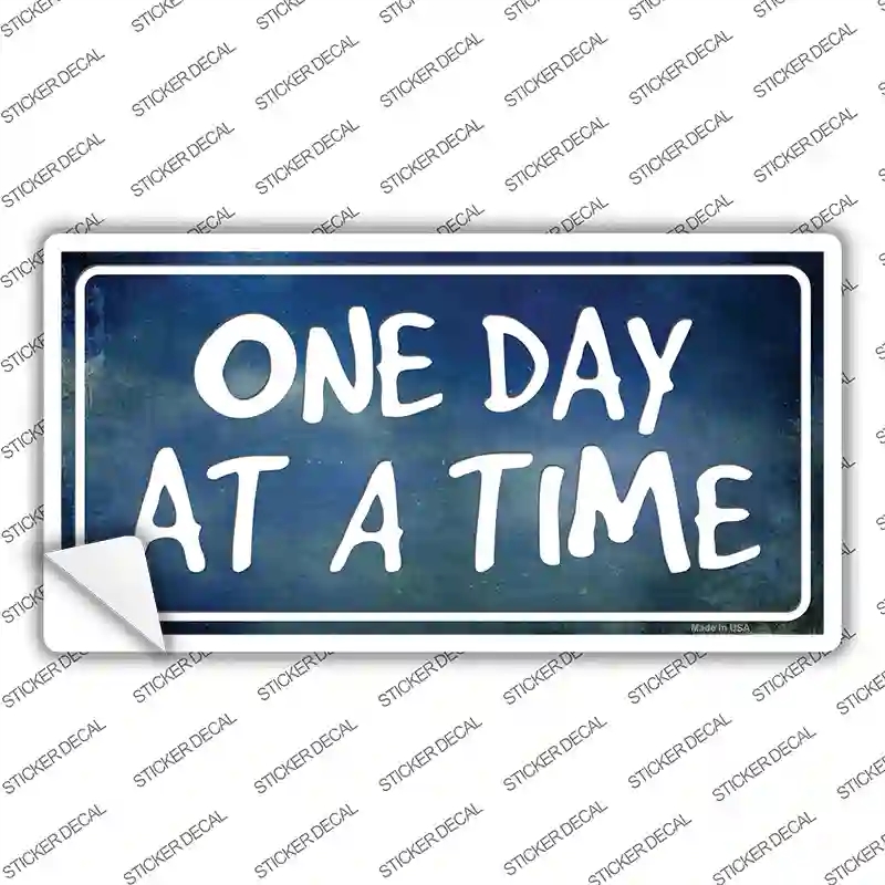 LP-8295s-S One Day At A Time Novelty Sticker Decal - Small