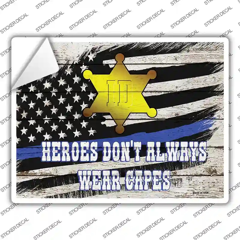 P-3347s-XL Idaho Sheriff Novelty Rectangle Sticker Decal - Extra Large