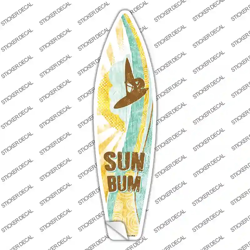 SB-027s-L Sun Bum Novelty Surfboard Sticker Decal - Large