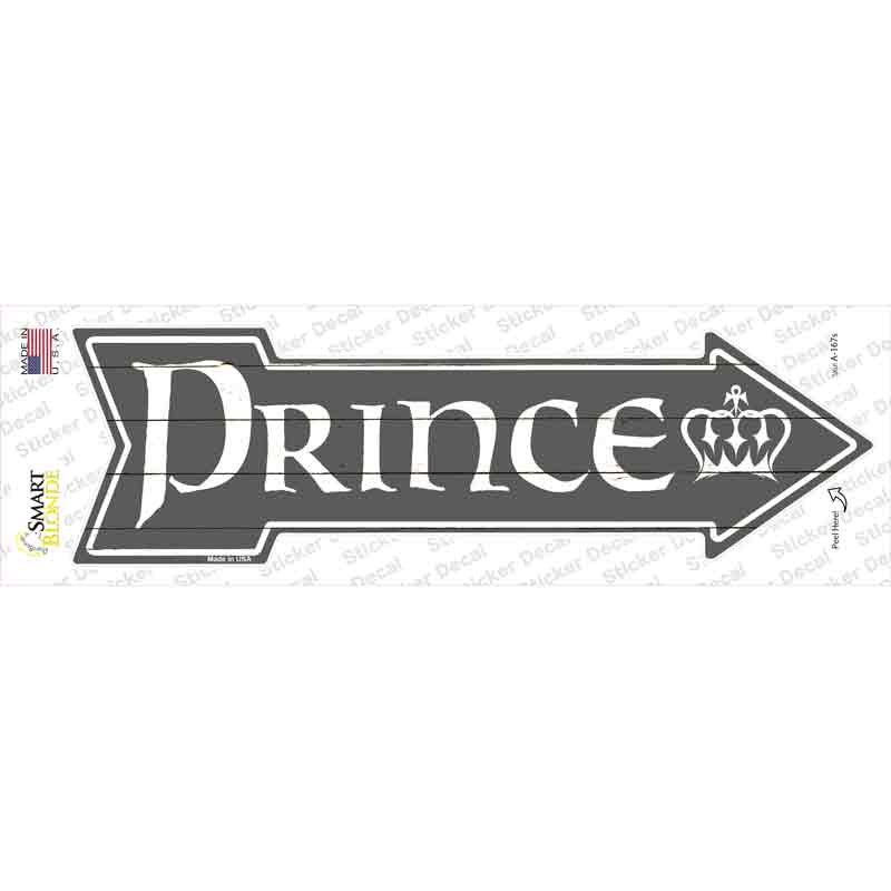 A-167s-M Prince Novelty Arrow Sticker Decal - Medium