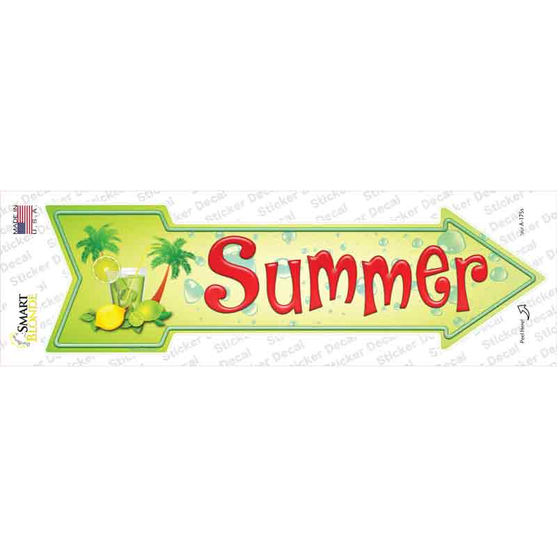 A-175s-M Summer Novelty Arrow Sticker Decal - Medium