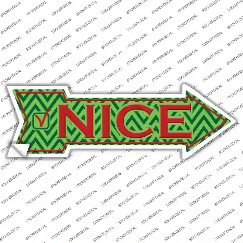 A-192s-S Nice Novelty Arrow Sticker Decal - Small