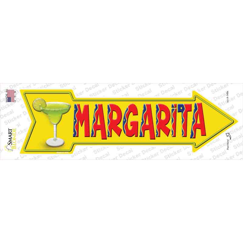 A-149s-M Margarita Novelty Arrow Sticker Decal - Medium