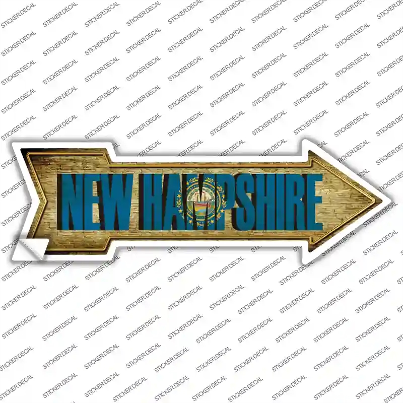 A-222s-XL   Hampshire Novelty Arrow Sticker Decal - Extra Large