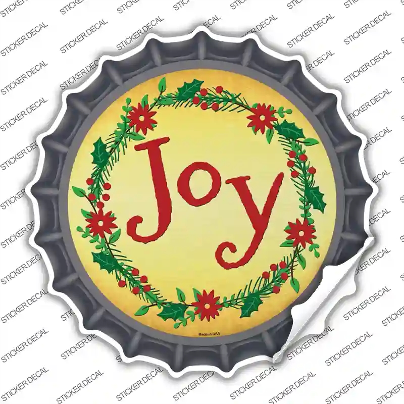 BC-559s-S Joy Novelty Bottle Cap Sticker Decal - Small