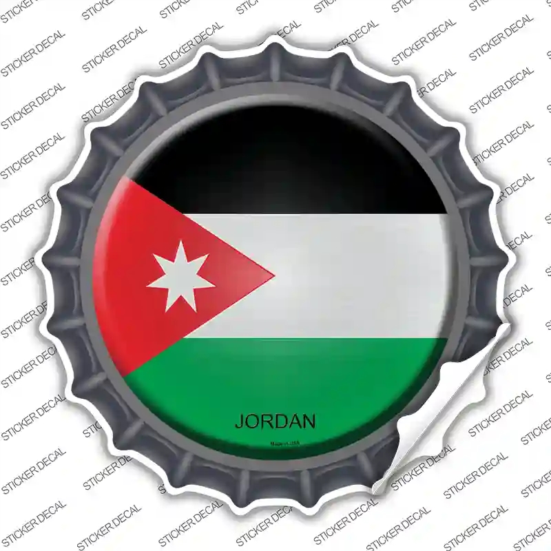 BC-311s-S Jordan Country Novelty Bottle Cap Sticker Decal - Small