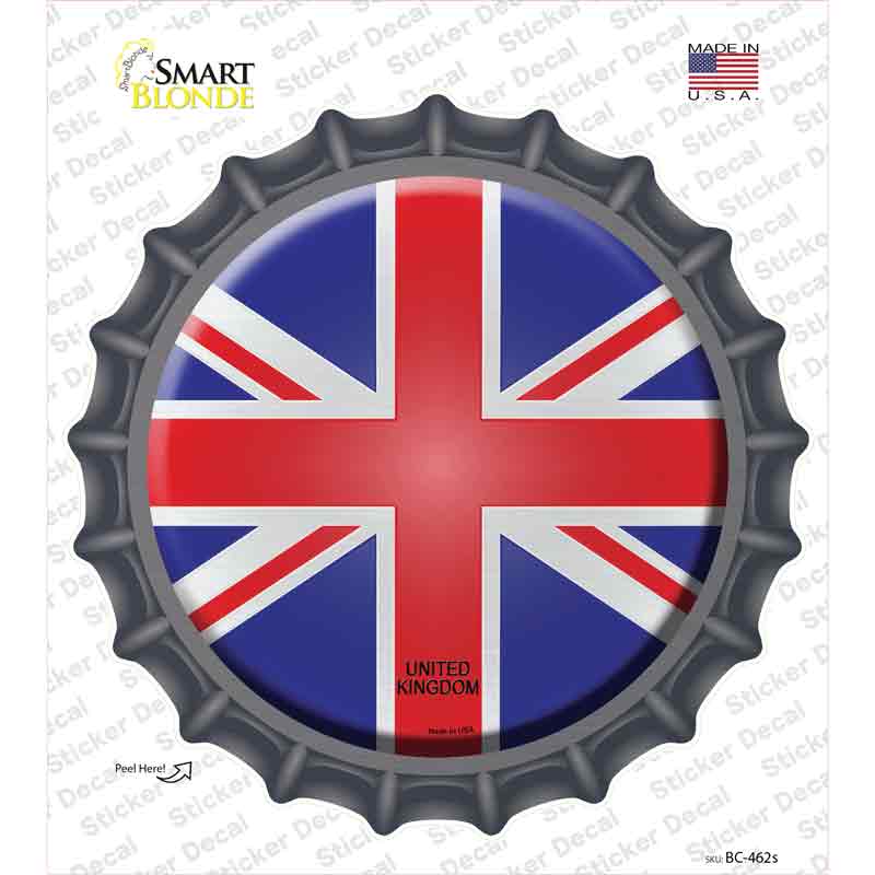 BC-462s-M United Kingdom Country Novelty Bottle Cap Sticker Decal - Medium