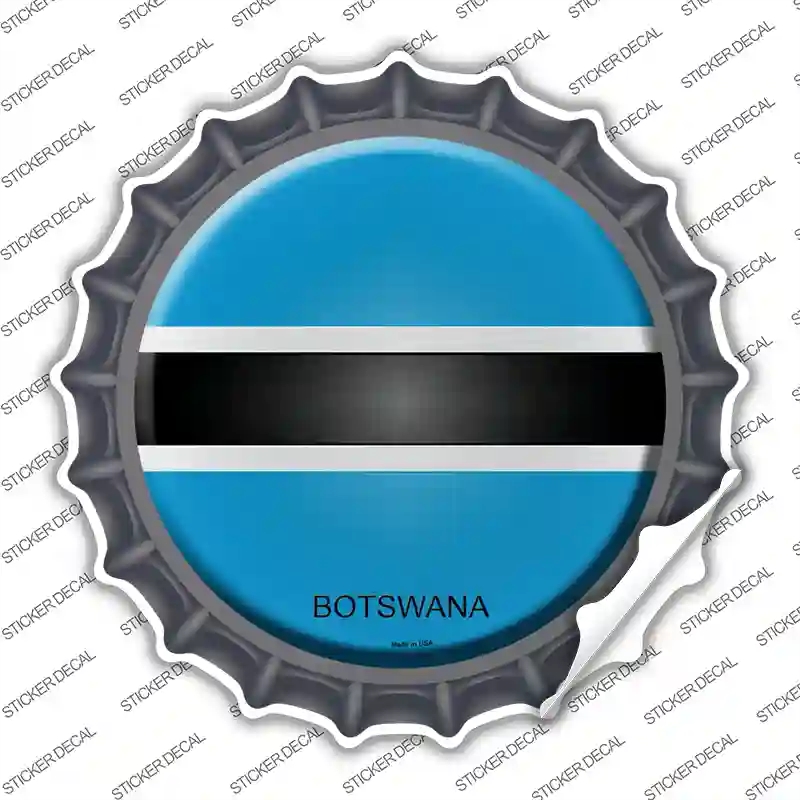 BC-213s-XL Botswana Country Novelty Bottle Cap Sticker Decal - Extra Large