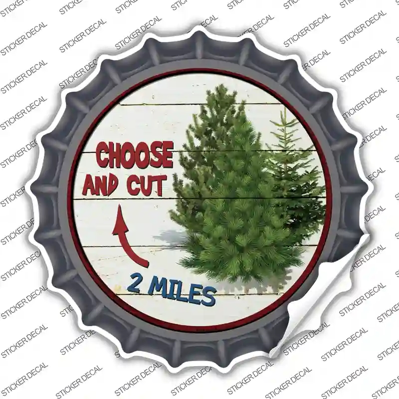 BC-585s-S Choose & Cut Novelty Bottle Cap Sticker Decal - Small