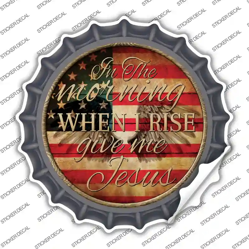 BC-598s-S When I Rise Novelty Bottle Cap Sticker Decal - Small
