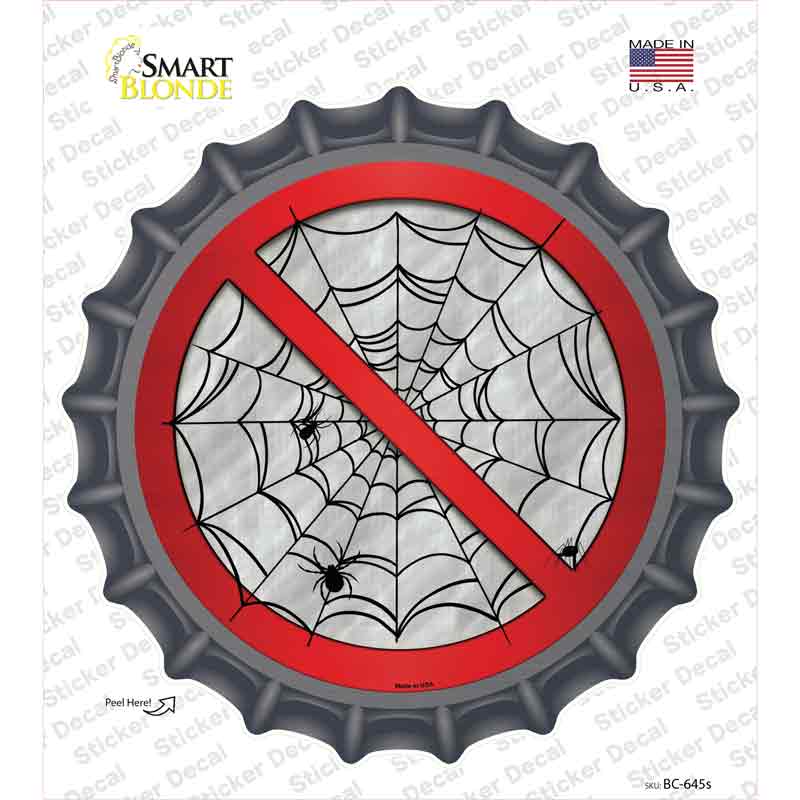 BC-645s-M No Web Novelty Bottle Cap Sticker Decal - Medium