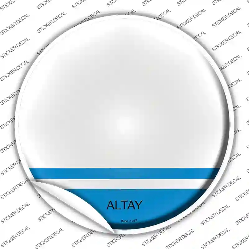 C-185s-S Altay Country Novelty Circle Sticker Decal - Small