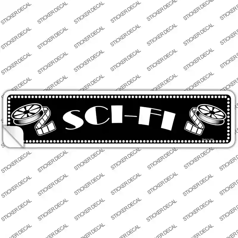 K-1381s-XL Sci-Fi Home Theater Novelty Narrow Sticker Decal - Extra Large