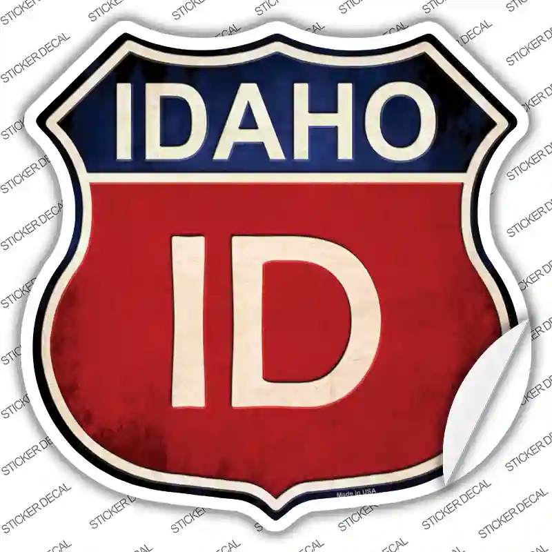 HS-507s-S Idaho Novelty Highway Shield Sticker Decal - Small