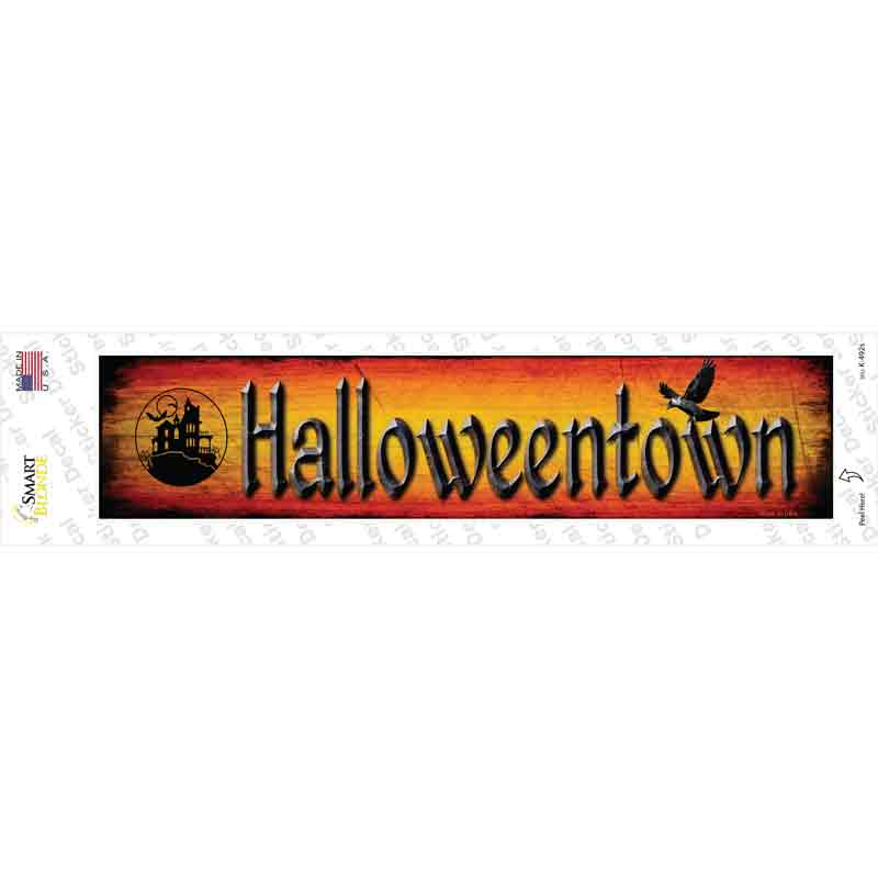 K-492s-M Halloweentown Novelty Narrow Sticker Decal - Medium