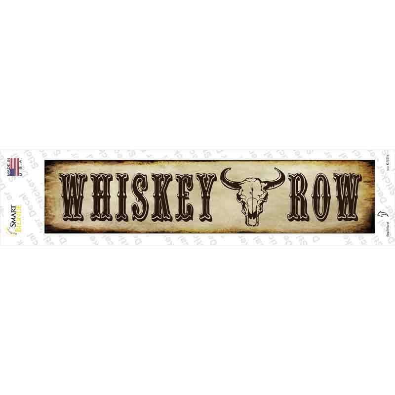 K-531s-M Whiskey Row Novelty Narrow Sticker Decal - Medium