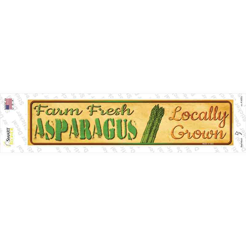 K-695s-M Farm Fresh Asparagus Novelty Narrow Sticker Decal - Medium
