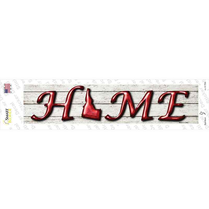 K-750s-M Idaho Home Outline Novelty Narrow Sticker Decal - Medium