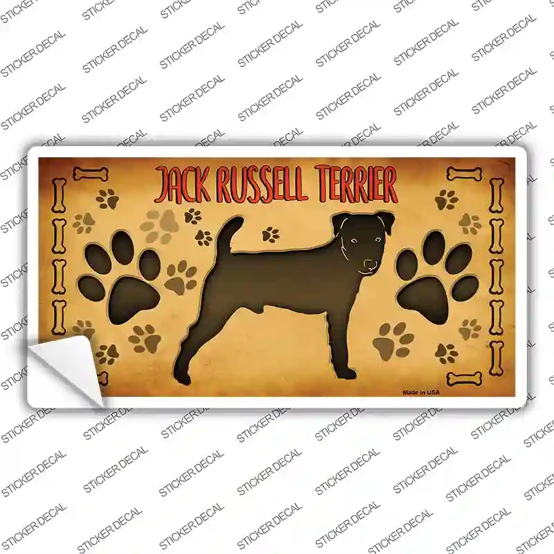 LP-10450s-XL Jack Russell Terrier Novelty Sticker Decal - Extra Large