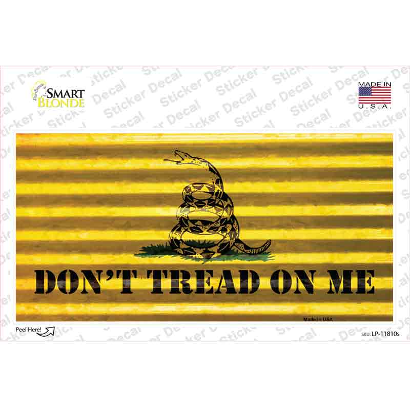 LP-11810s-M Do Not Tread on Me Novelty Sticker Decal - Medium