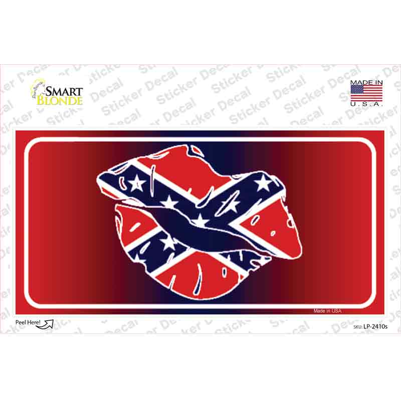 LP-2410s-M Rebel Kiss Novelty Sticker Decal - Medium