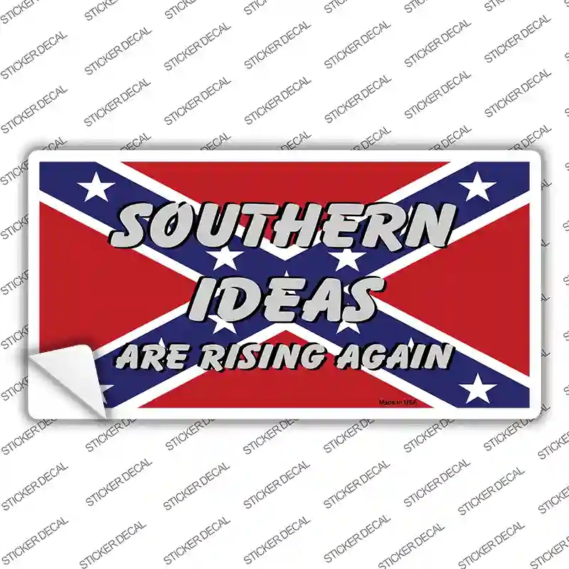 LP-2414s-L Southern Ideas Risin Again Novelty Sticker Decal - Large