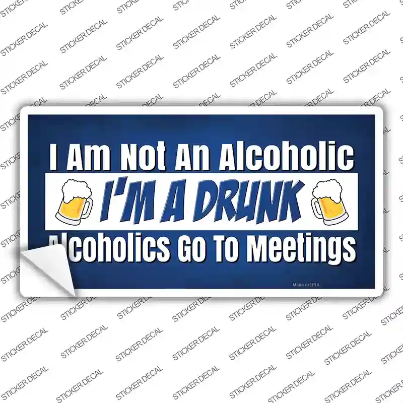 LP-13657s-S Im A Drunk Novelty Sticker Decal - Small