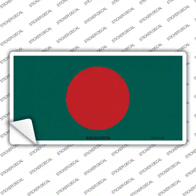 LP-3969s-S Bangladesh Flag Novelty Sticker Decal - Small