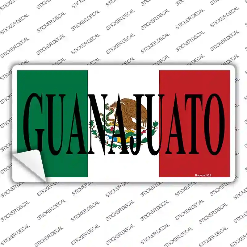 LP-3448s-XL Guanajuato Mexico Background Novelty Sticker Decal - Extra Large