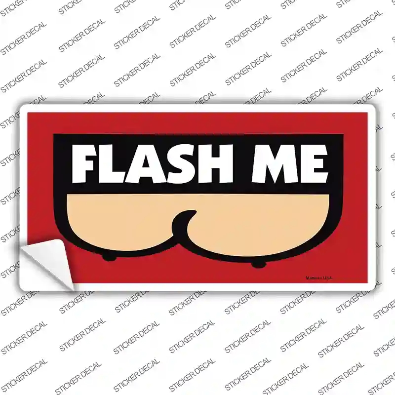 LP-3463s-S Flash Me Novelty Sticker Decal - Small
