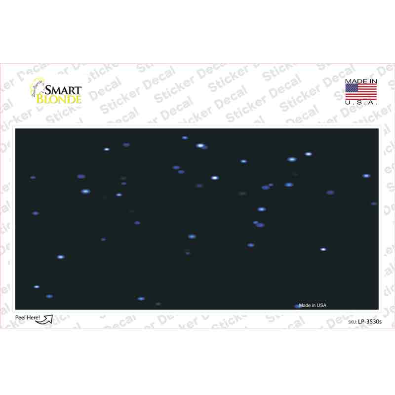 LP-3530s-M Stars Novelty Sticker Decal - Medium