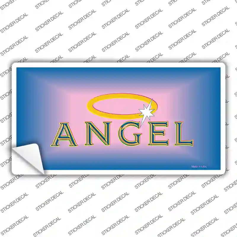 LP-391s-L Angel Halo Novelty Sticker Decal - Large