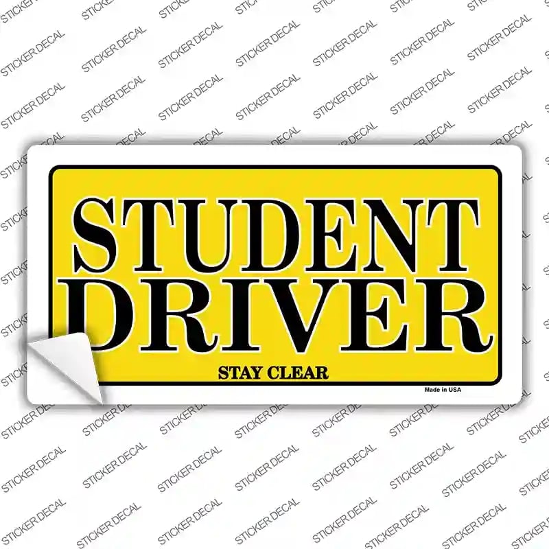LP-1905s-L Student Driver Novelty Sticker Decal - Large