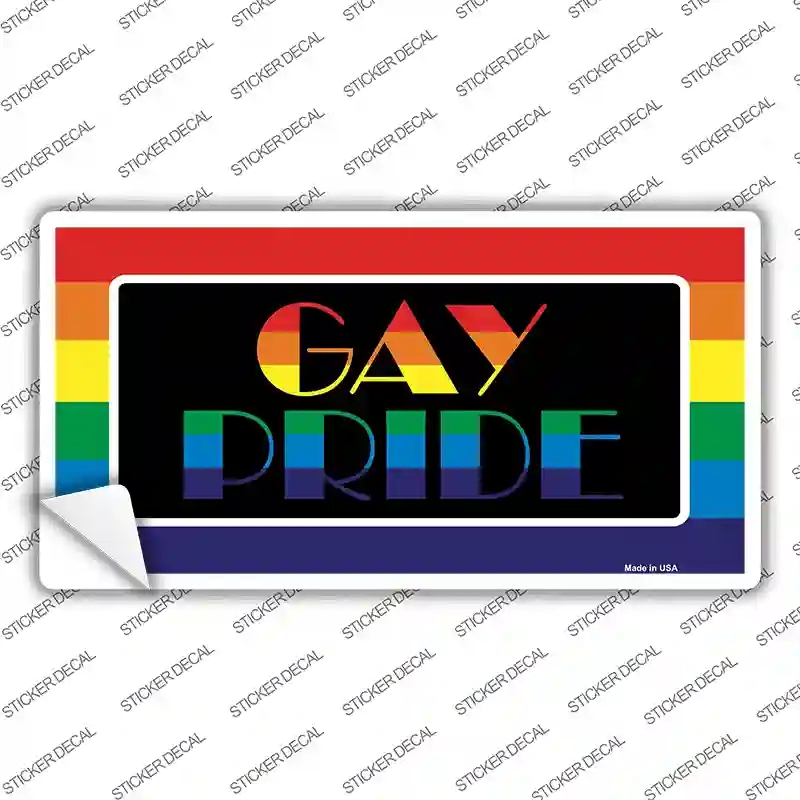LP-4724s-S Gay Pride Novelty Sticker Decal - Small